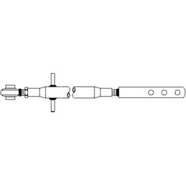 Aftermarket New Universal Tractor Industrial Adjustable Fits CATegory II Side Link Several M HIS50-0006 - main